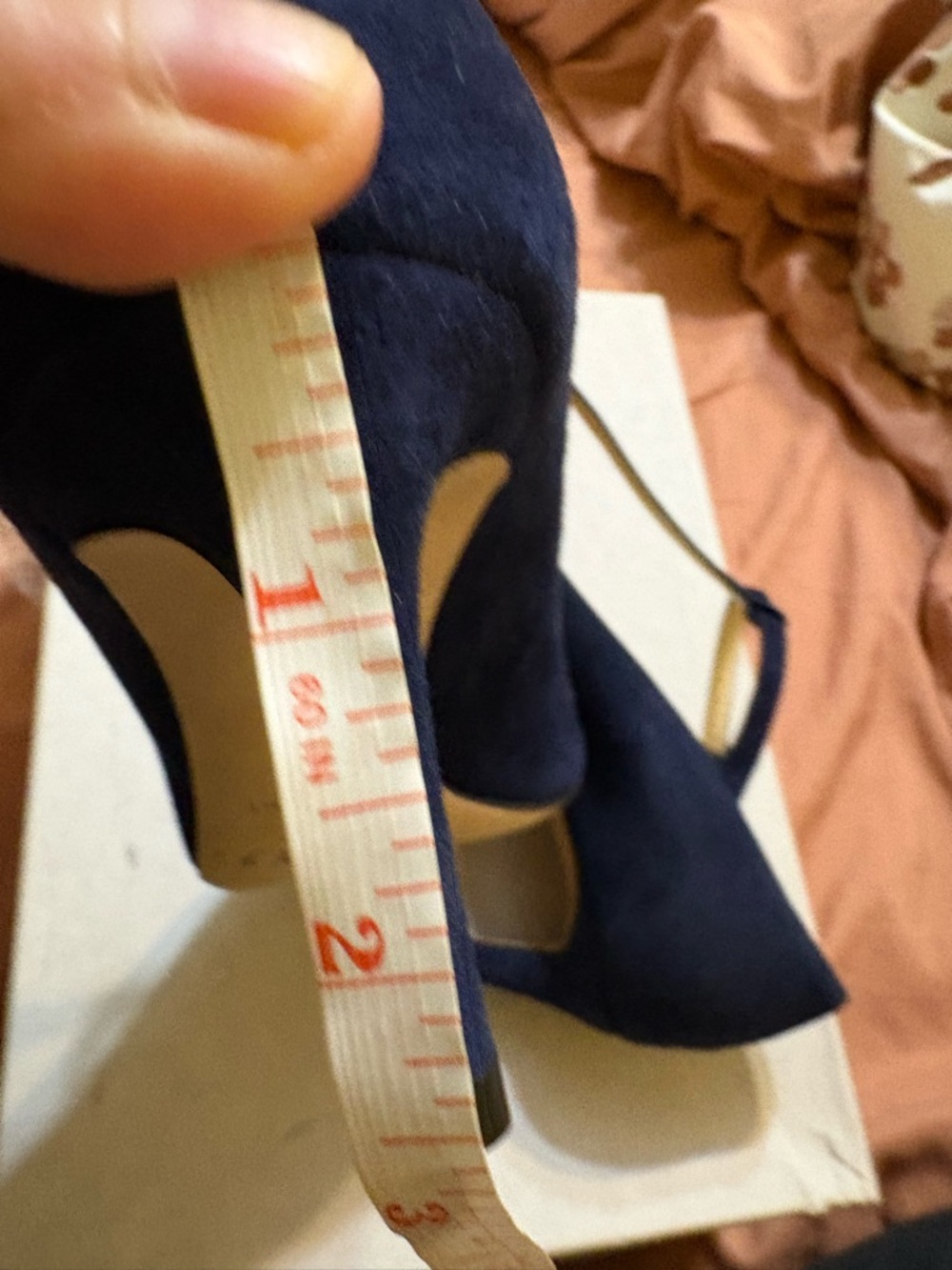 Jimmy Choo Dark Blue T-Strap Heels - Picture 15 of 15